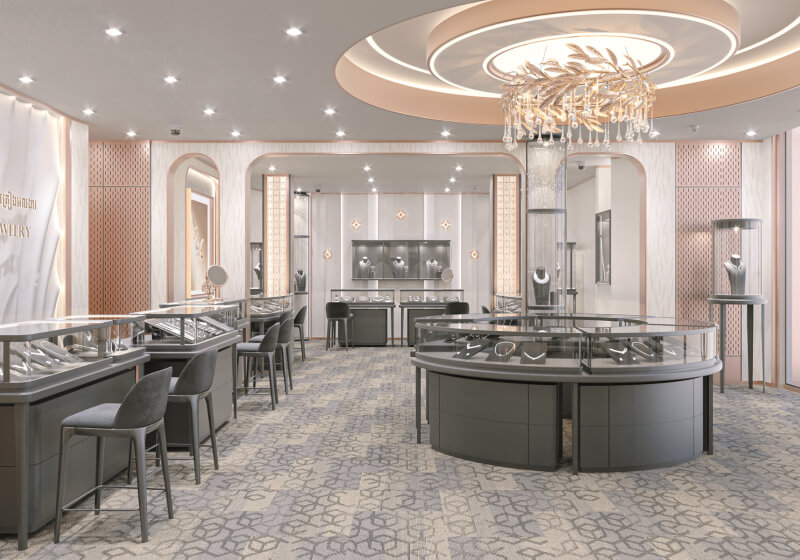 How to Layout An Luxury Jewelry Store？