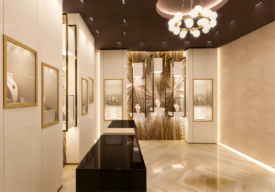 Luxury Jewelry Space · Custom High-End Showroom — Redefining the Retail Experience for Brands