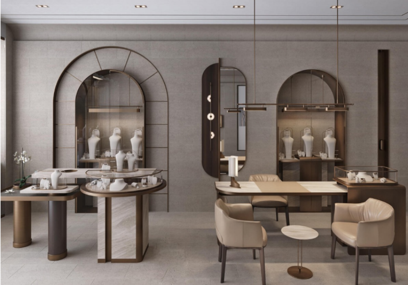 Elegant Jewellery Store Interior Design
