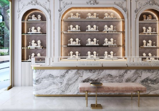 A  Jewelry Store French Baroque elegance with modern luxury