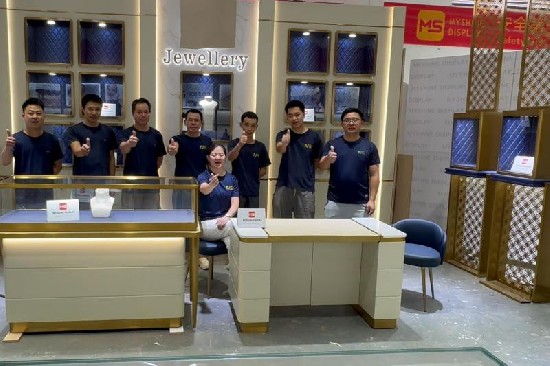 Myshine Custom Jewelry Full Shop Showcase Display