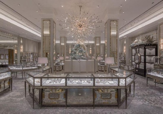 The Gorgeous Modern Jewelry Display Case with Integrated LED Lighting