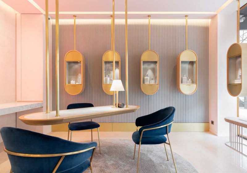 Interior Design of A High-end Jewelry Store