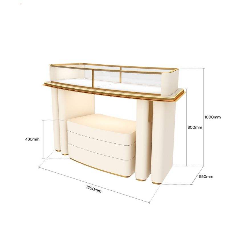 Elegant Glass Jewelry Display Cabinet Design