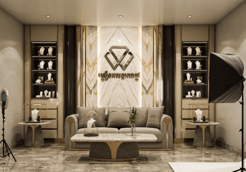 High-end Jewelry Store Display