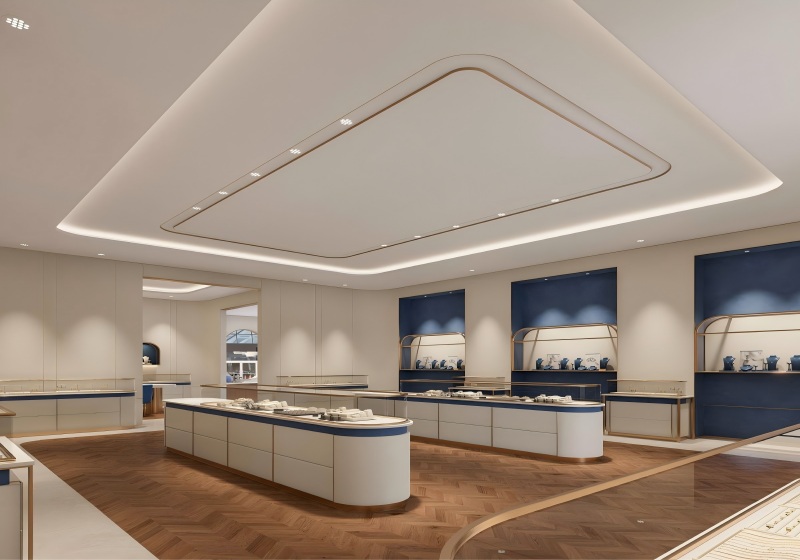 Jewelry Store Modern Luxury Showroom Design