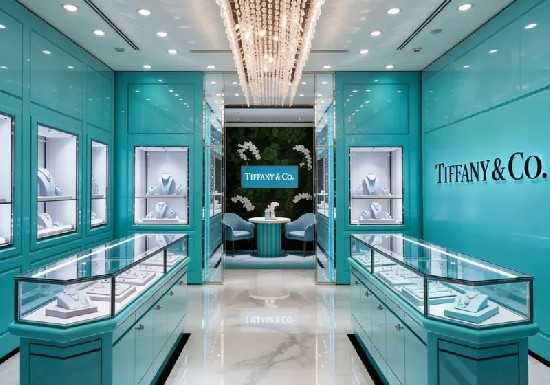 Tiffany Blue Iconic Luxury Jewelry Store Interior Design