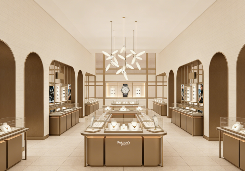 Luxury Jewelry Store Display Design