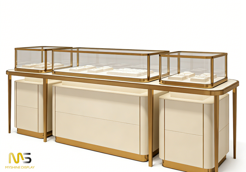 Grace Crafted in Layout: Refined Light Luxury Jewelry Displays