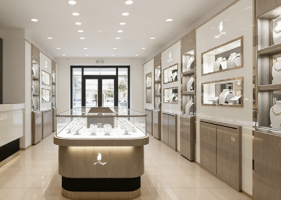 Custom Jewelry Display Cabinets for Modern Jewelry Stores