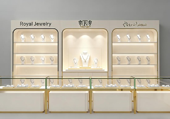 Royal-Style Jewelry Display Cases