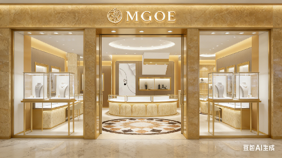 Luxury Marble & Gold Jewelry Display Cases