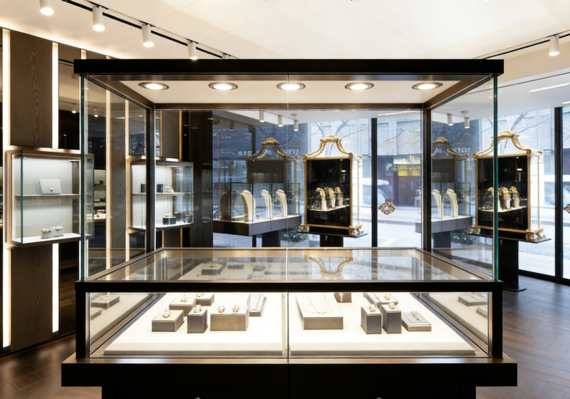 Modern Minimalist Jewelry Display Cases
