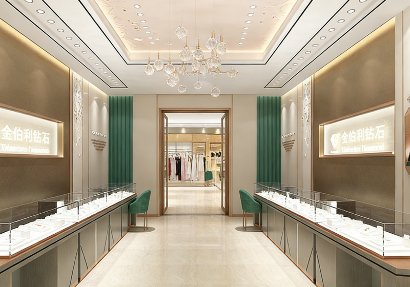 Modern Luxury Jewelry Store Design & Display Solutions