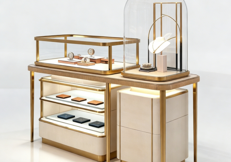 Modern Luxury Jewelry Display Cases