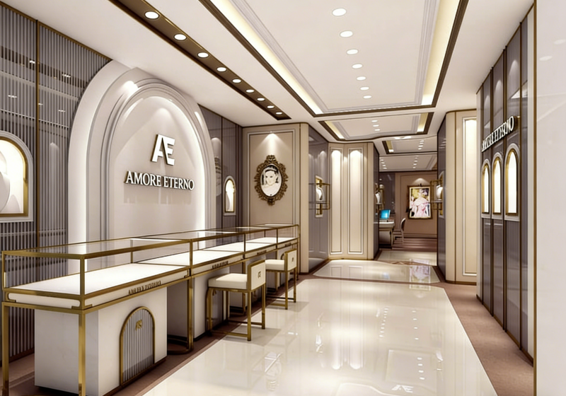 MyShine Soft Coastal Luxury Jewelry Showcase