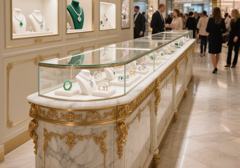 Royal Baroque Luxury Jewelry Display Cases