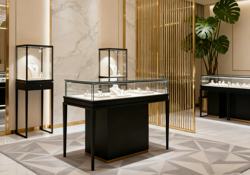 Timeless Opulence: Bespoke Jewelry Showcase Solutions