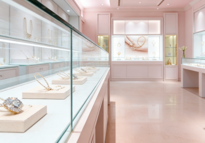 Elegant Jewelry Display Cases
