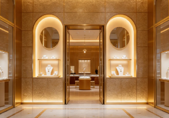 Boutique Jewelry Cabinet & Interior Design