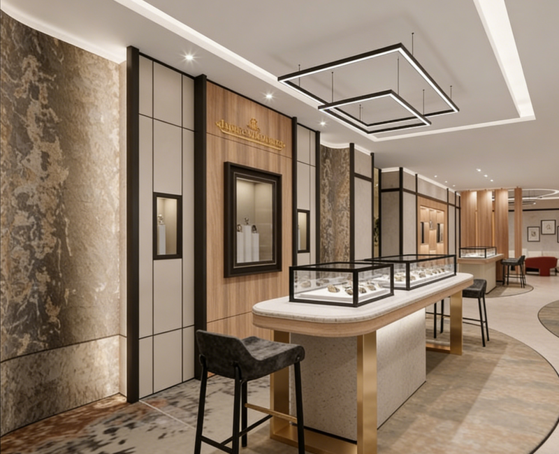 Custom Jewelry Display for Luxury Boutique Stores