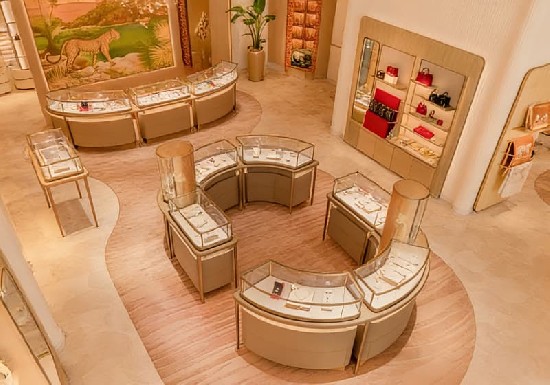 A example for design an African-style jewelry store