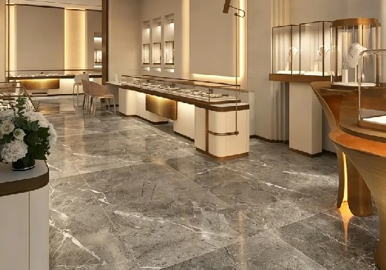Elegant High-End Jewelry Store Interior Design