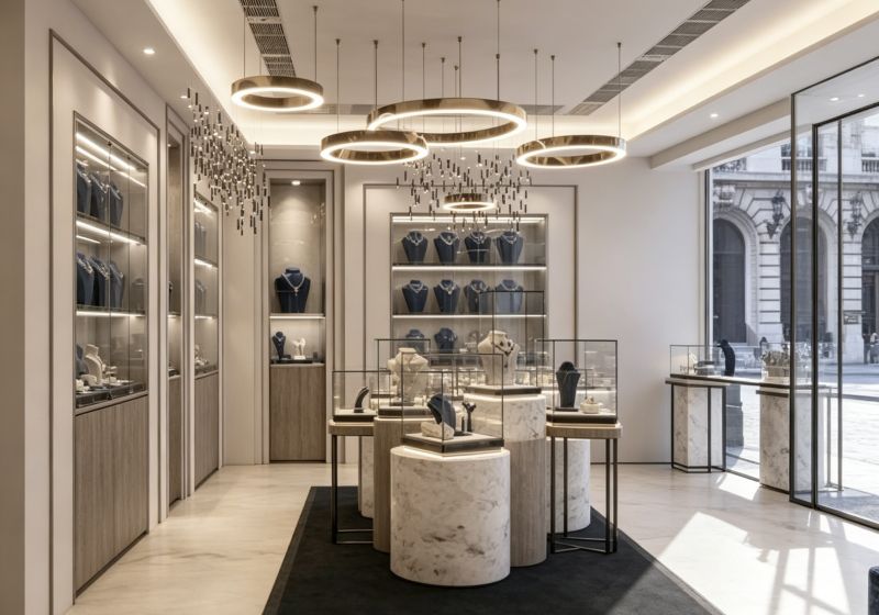 Small Jewelry Shop Design Project with Budget Solution