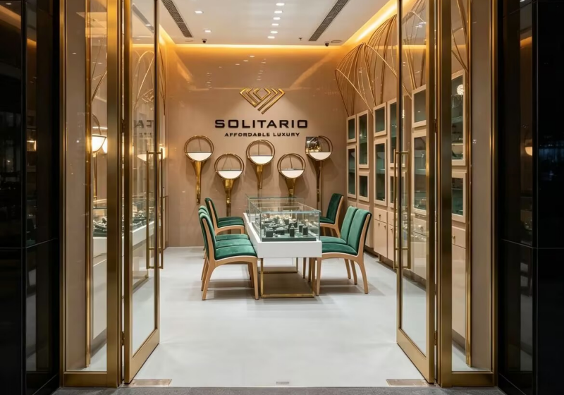 Luxury Jewelry Store Display Cabinet Collection