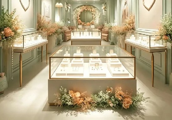 Blush & Bloom Jewelry Store Interior Design