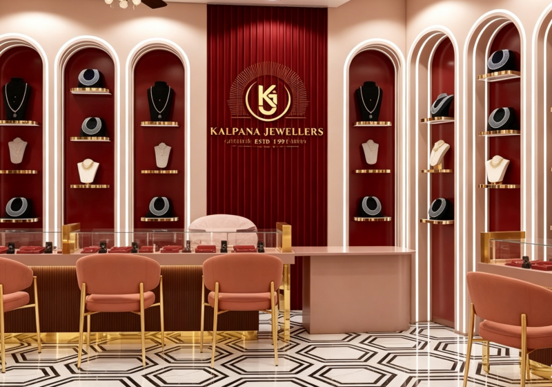 Custom Modern Luxury Jewelry Store Display Cabinets