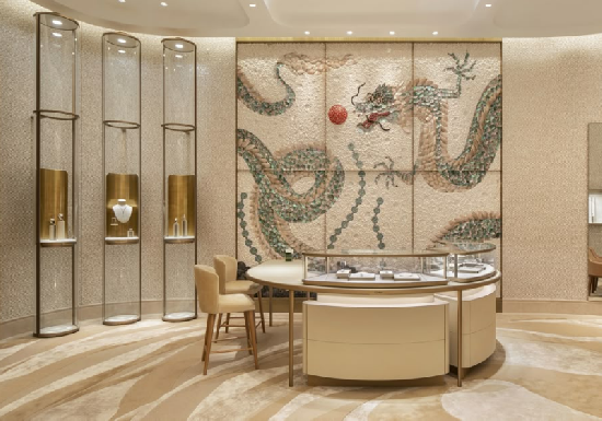 Luxury Organic-Shaped Jewelry Display Counters: Redefine Your Boutique’s Aesthetic