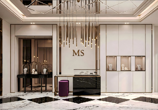 Modern Luxury Jewelry Boutique Interior Design & Display Solutions