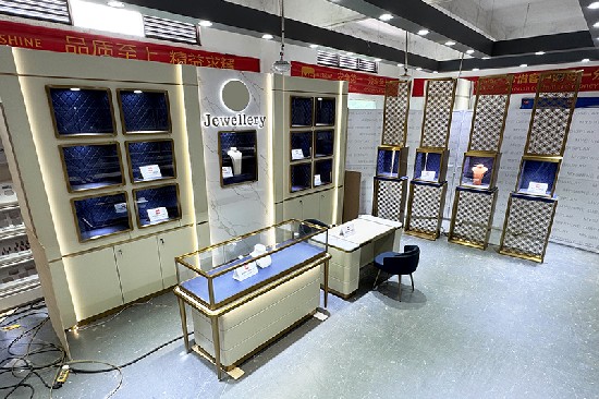 Premium Fashion Bespoke Jewelry Wall Cabinets for Retail Space