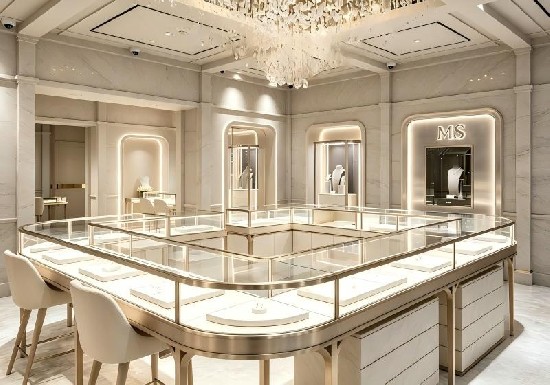 Elegant Parisian-Inspired Retail Space For High-End Diamond & Fine Jewelry Brands