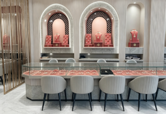 Coral Arches Jewelry Retail Space & Display Solution