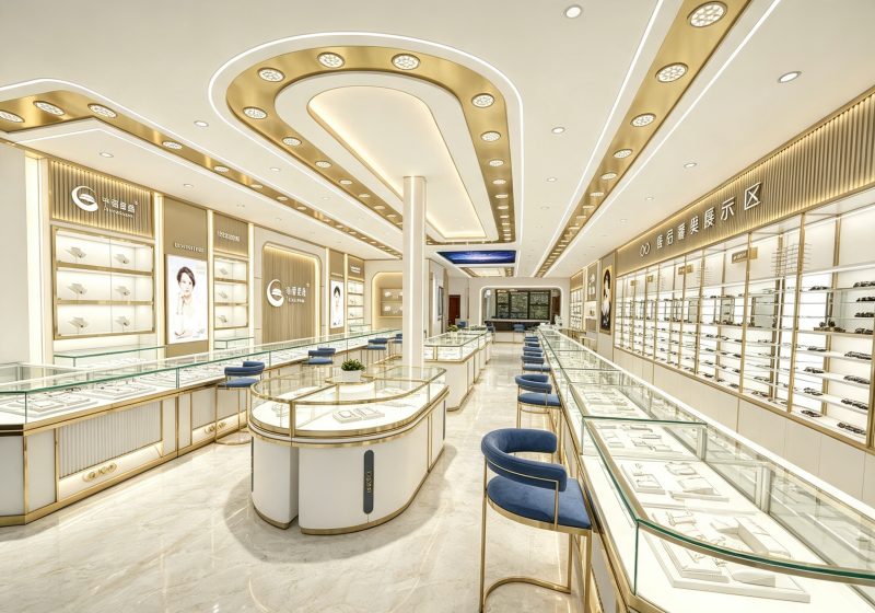 Lumina Arc Jewelry Retail Space & Display Solution