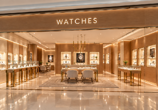 Warm Wood modern Watch Boutique Collection