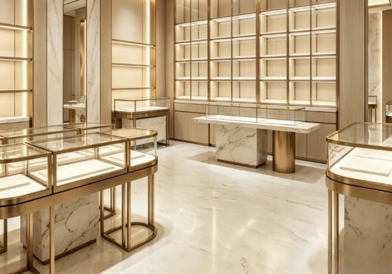 Luxury Modern Jewelry Shop Interior Design