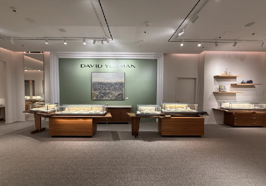 Custom Solid Wood Jewelry Display Cases for Luxury Boutique