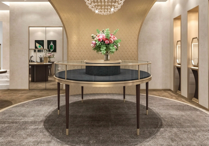 Luxury Jewelry Store Interior Display Showcase Project