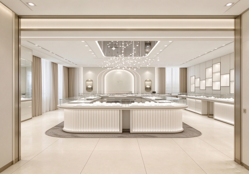 Modern Minimalist Jewelry Display Cases