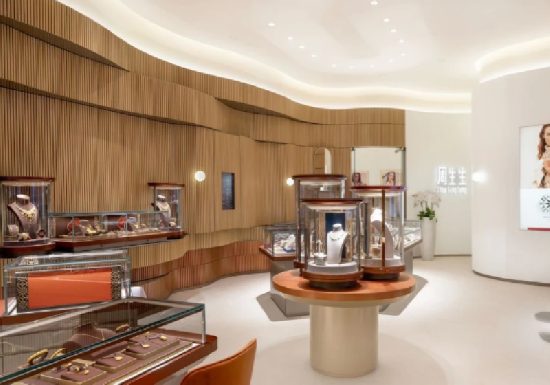 Curved & Cylindrical Museum Style Jewellery Counters