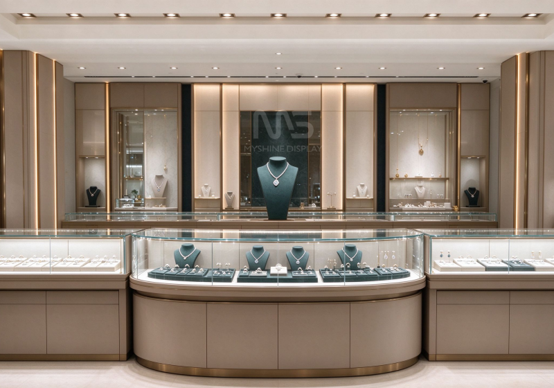 Redefining jewelry display with lightness, softness, and breathing space.