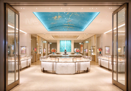 Ocean Luxury Jewelry Boutique Display Fixtures