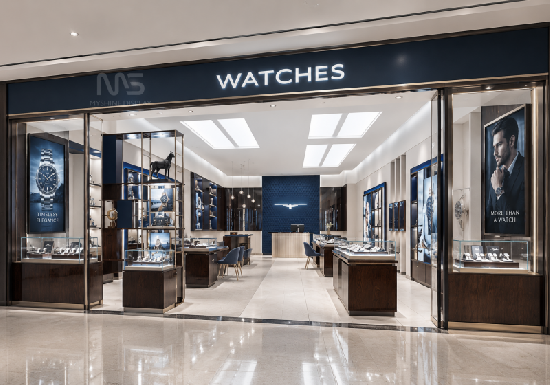 Modern Luxury Watch Boutique Display Solution