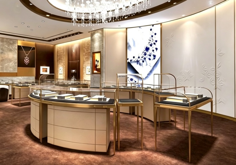 Overall Space Design Scheme for High-end Jewelry Stores