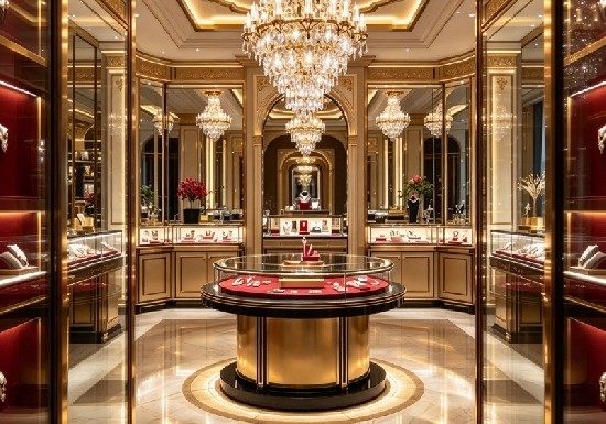 Neoclassical Luxury Jewelry Boutique